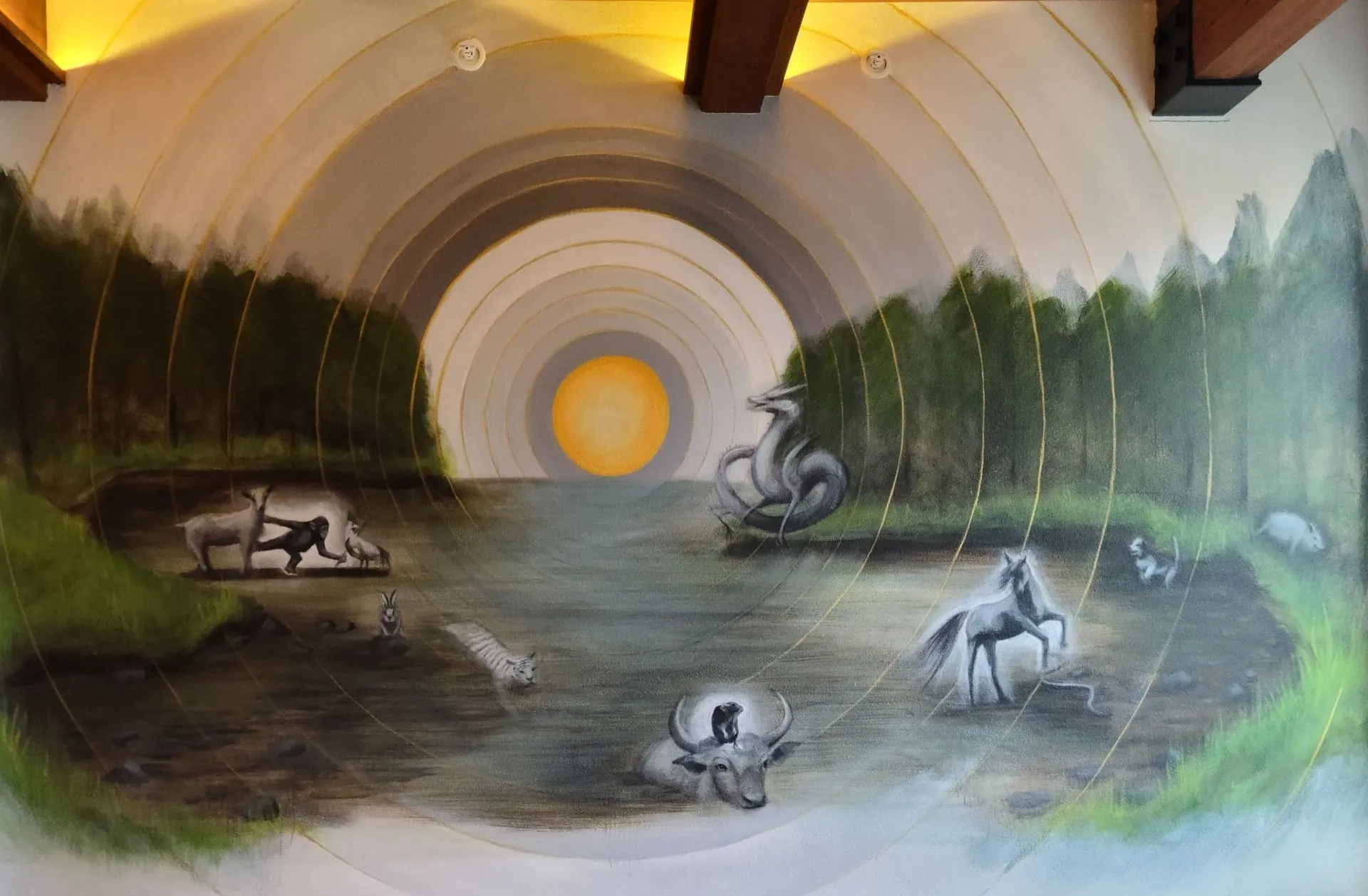 Chinese Zodiac Mural
